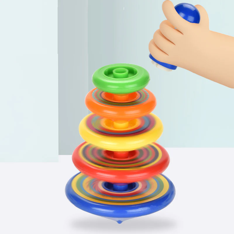 Stackable Spinning Top Toy - Image 2