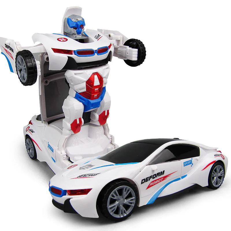 Transforming Police Car Toy - Image 2