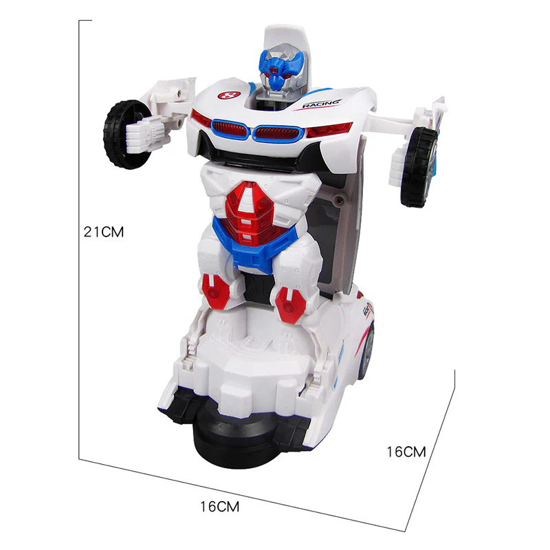 Transforming Police Car Toy - Image 4