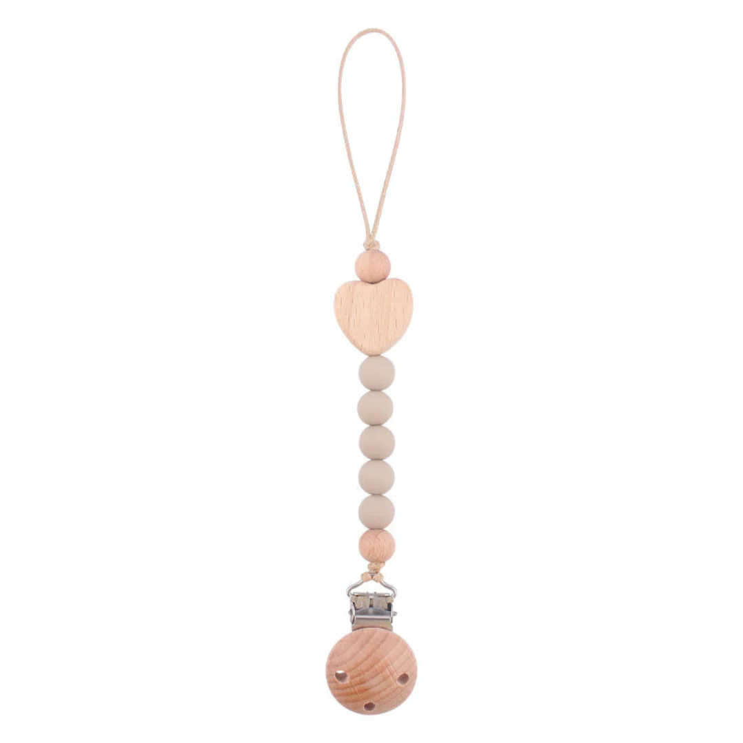 Wooden Baby Pacifier Chain - Image 3