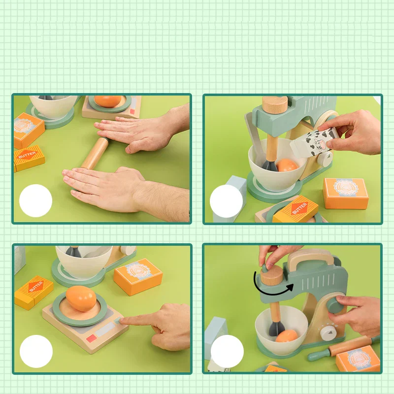 Wooden Chef Toy Kitchen Set - Image 5