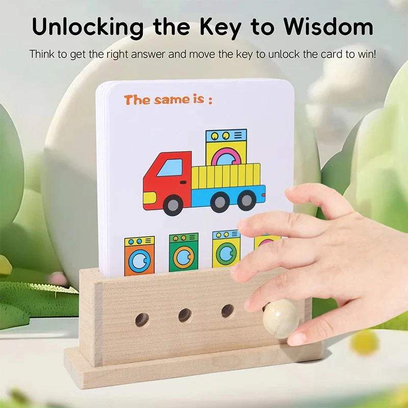 Wooden Logic Educational Unlocking Game for Kids - Preschool Skill Developement - Image 4