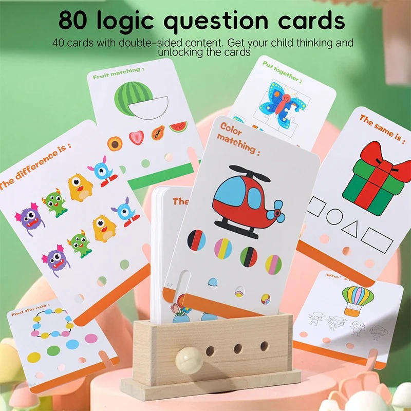 Wooden Logic Educational Unlocking Game for Kids - Preschool Skill Developement - Image 5