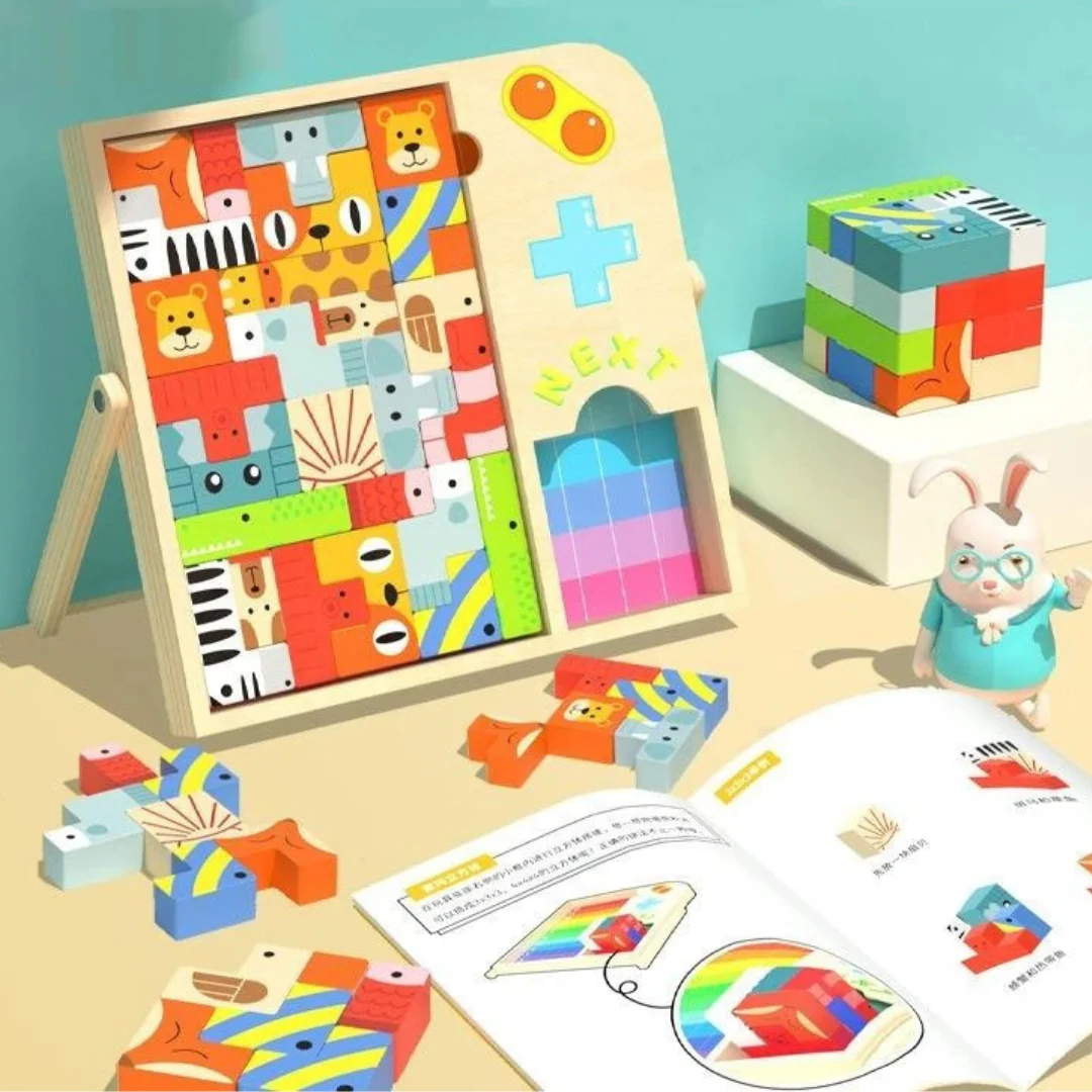 Wooden Tetris Puzzle Game - Image 8